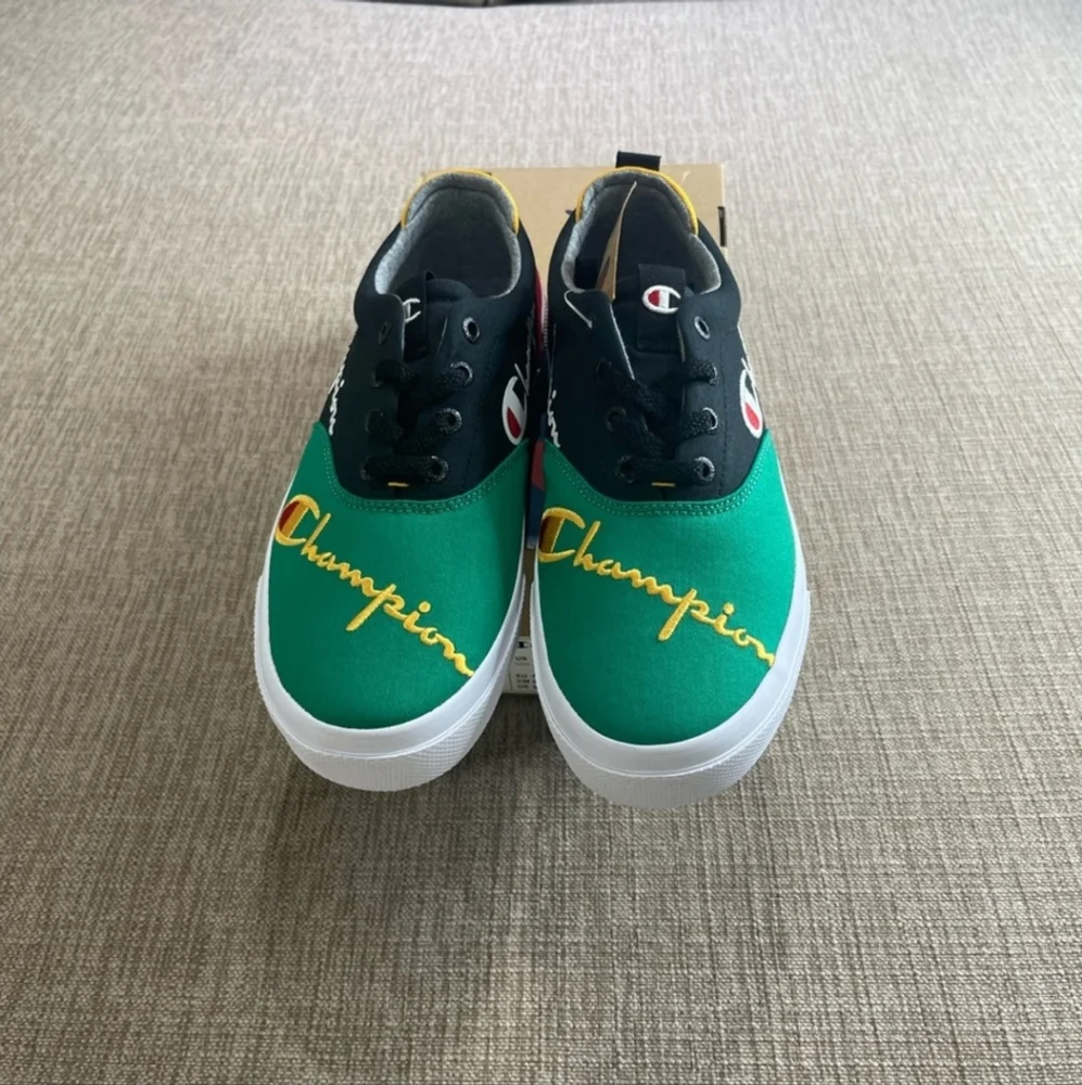 Champion Red Black Green Swipe Color Block - Picture 4 of 7